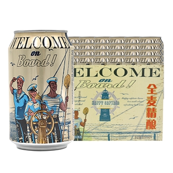 全麦精酿快乐船长啤酒