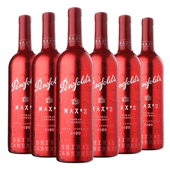 奔富麦克斯设拉子赤霞珠红葡萄酒