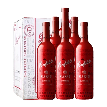 奔富麦克斯赤霞珠红葡萄酒