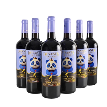 王朝天阳酒庄蓝熊猫10干红葡萄酒