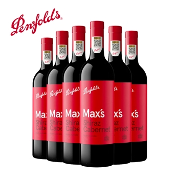 奔富（Penfolds）麦克斯设拉子赤霞珠红葡萄酒（红标）