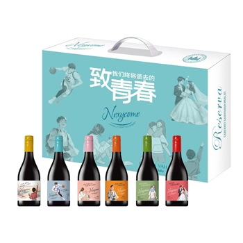 奈寇小青春干红葡萄酒  6瓶