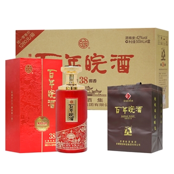 百年皖酒 绵柔38窖香 红瓶