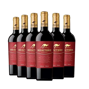 米爵袋鼠 赤霞珠干红葡萄酒  红重瓶