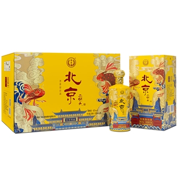 永丰北京二锅头百年锦鲤 黄 42度 